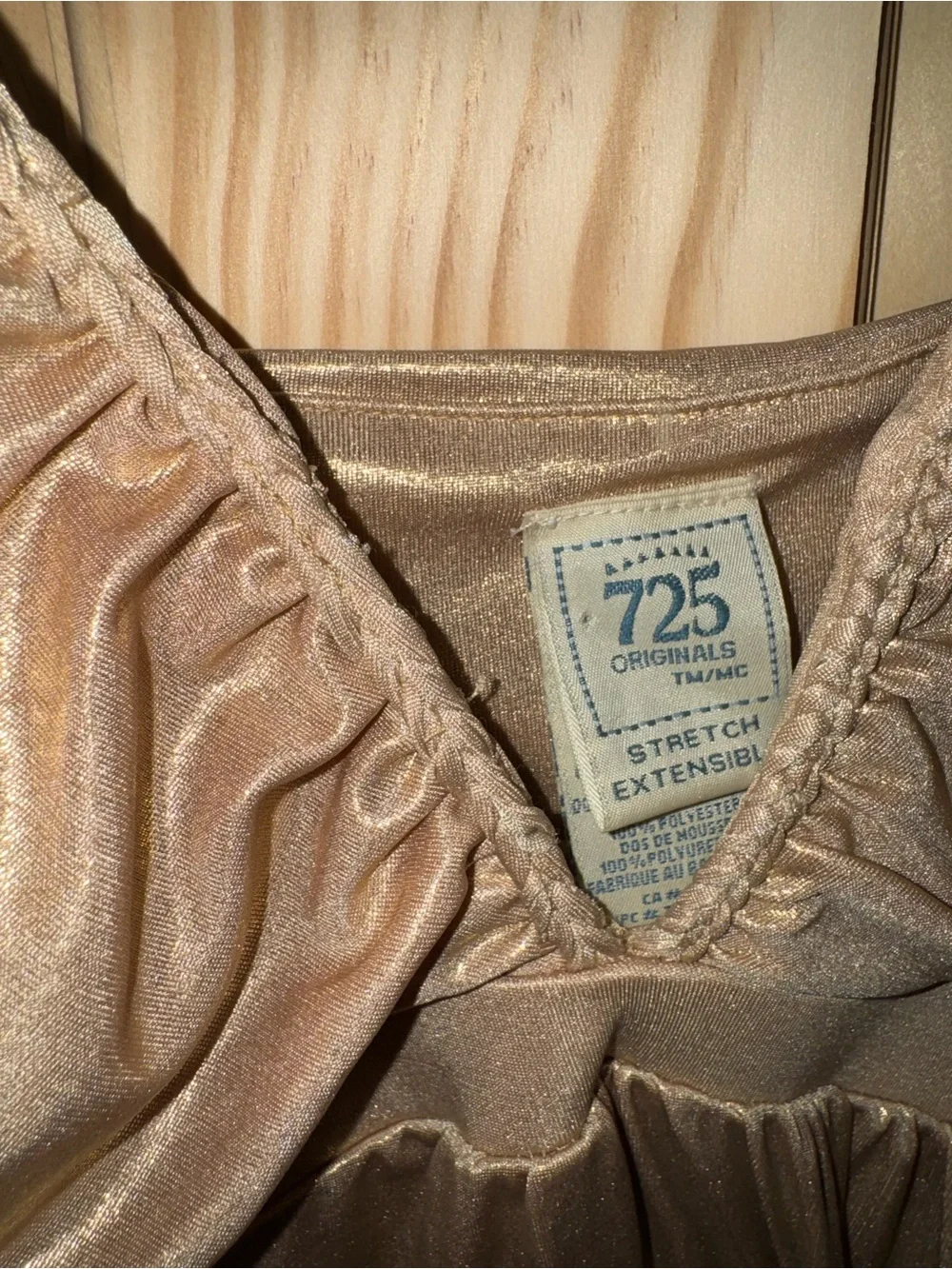Shimmery Gold Top - Picture 3 of 3